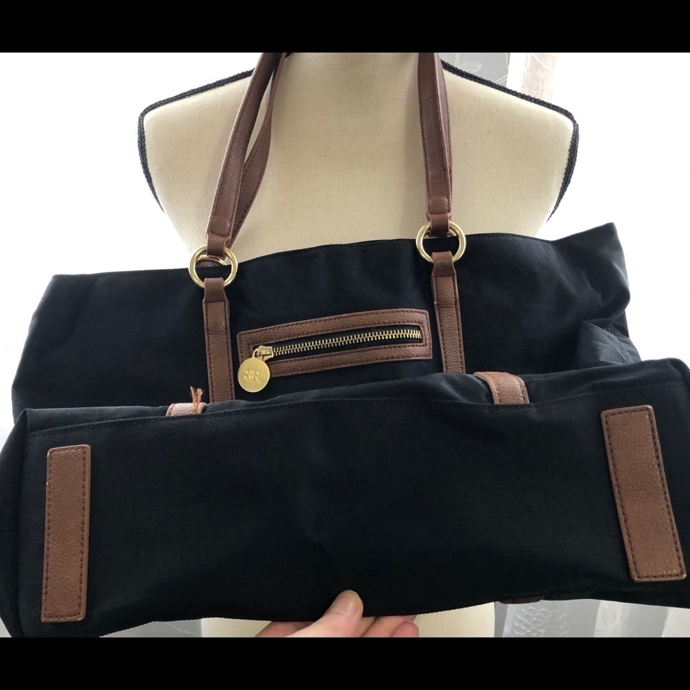 Banana  republic black travel/shopping/hobo bag - Picture 2 of 6
